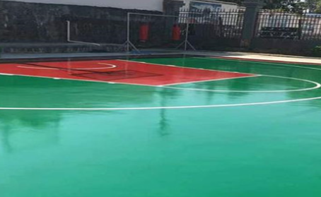 合肥篮球场翻新地面
